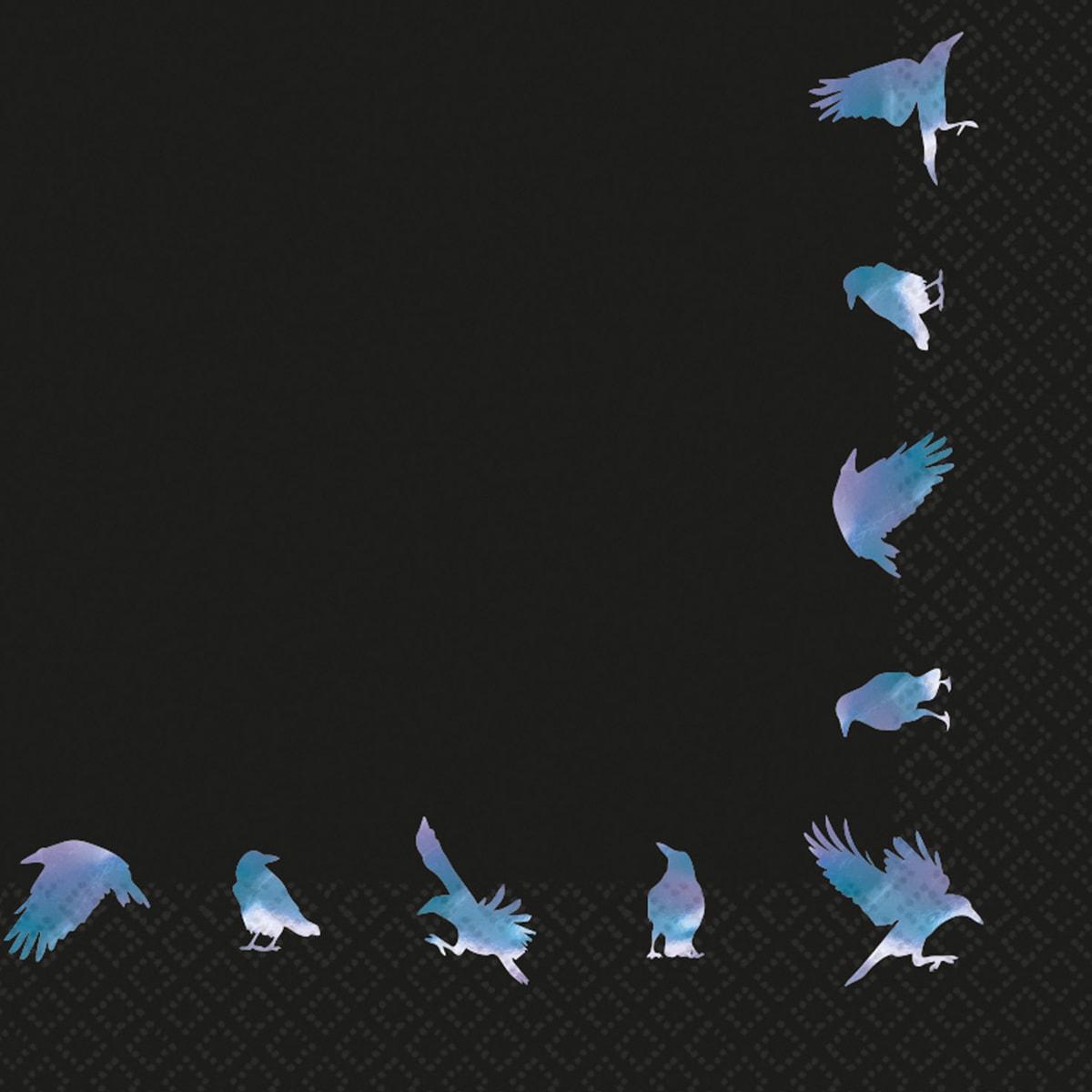 Серветки стиль "Кістки, що світяться", 16 шт, 33 см, Салфетки "Сияющие кости Хеллоуин", фото 1