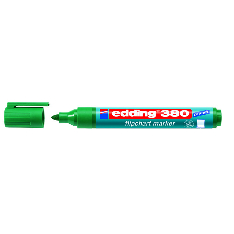 Маркер Flipchart e-380 1,5-3 мм круглий зелений - фото 1 - id-p422781717
