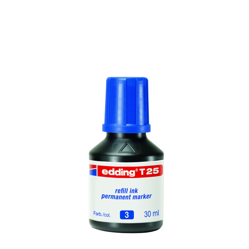 Чорнило Edding для заправки Permanent e-T25 синій (T25/03)