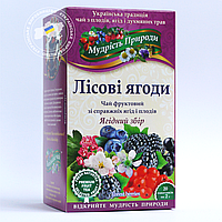 Фіточай пакетований "Лісові ягоди" ТМ "Мудрість природи" (20ф/п)