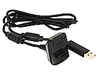 Play & Charge Kit USB зарядний пристрій для джойстика Xbox 360 Ікс бокс 360, фото 3