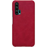 Nillkin Huawei Honor 20 Pro Qin leather case Red Чохол Книжка, фото 3
