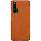 Nillkin Huawei Honor 20 Pro Qin leather case Brown Чохол Книжка, фото 3