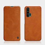Nillkin Huawei Honor 20 Pro Qin leather case Brown Чохол Книжка, фото 5