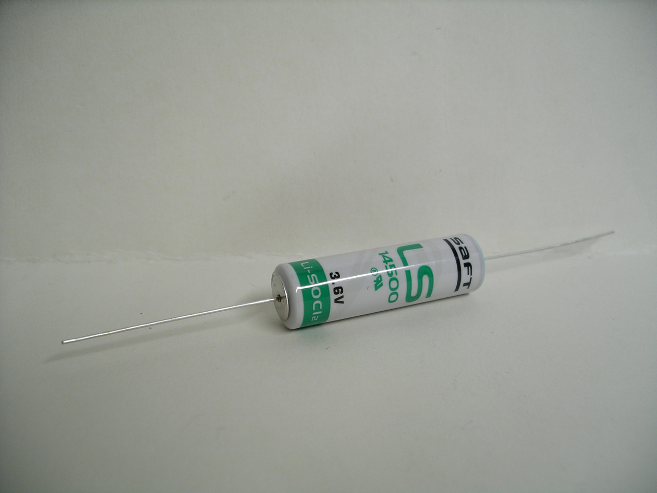 Батарейка Saft LS14500 CNA axial solder 3,6 В літієва, фото 1