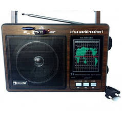 Радіоприймач акумуляторний стовпчик Golon RX-9966 MP3 USB SD