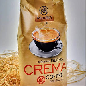 Кава в зернах Milaro Crema 1 кг, фото 2