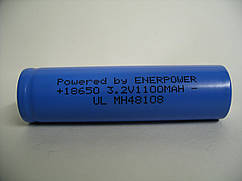 Акумулятор Heter 18650 1100mah — 33A LiFePO4