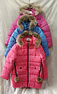 Куртка зимова на дівчинку на флісі рожева, фото 8
