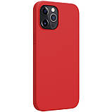 Nillkin iPhone 12 Pro Max (6,7") Flex Pure Case Red Силіконовий Чохол, фото 3