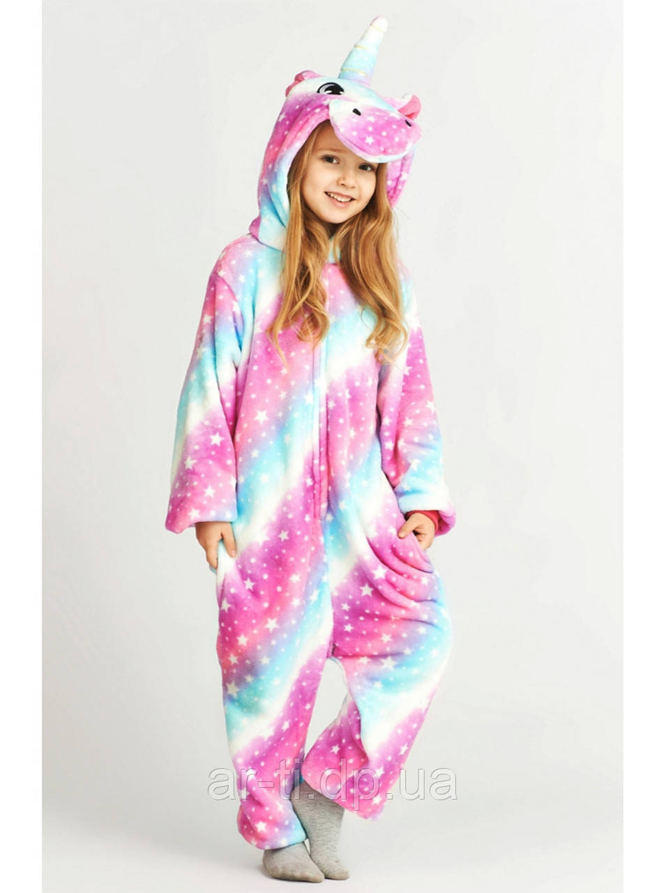 Кигуруми пижама единорог млечный путь на рост 110,120,130,140, ціна 580 ...
