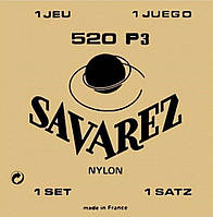Струны для классической гитары Savarez 520P3 Traditional Classical Guitar Strings High Tension