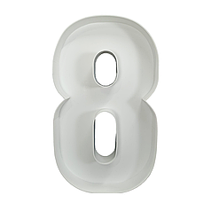 Цифра 8 з пінокартону (1м)