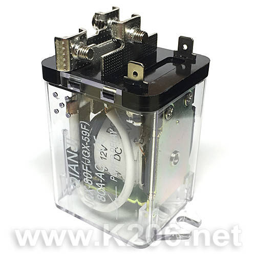 РЕЛЕ JQX-59F-12VDC/QIANJI Реле 12VDC; 80A; 250VAC; 1 группа на перекл ...