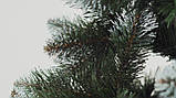 Штучна ялинка Снігова Королева 1,5 м зелена. Ялина засніжена. Штучна ялинка з білими кінчиками, фото 7