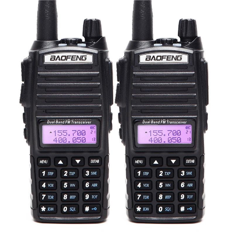 Комплект із 2 рацій Baofeng UV-82 5 ватів + акумулятор 2000 mAh