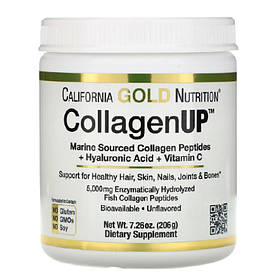 Морський колаген California Gold Nutrition CollagenUP 5000 (206g)