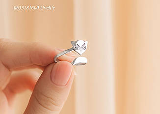 Каблучка зі срібла Лисичка