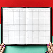 Мотивувальний планер "My perfect day" чорний-золото (українська мова), фото 3