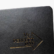 Мотивувальний планер "My perfect day" чорний-золото (українська мова), фото 2