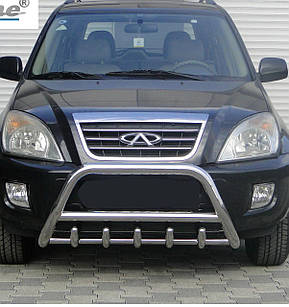 Кенгурник на Chery Tiggo (c 2012--) Чорний Тіго