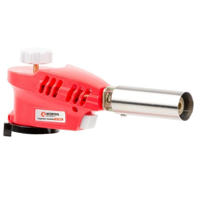 Пальник газовий для балона INTERTOOL GB-0023 |Горелка газовая для балона