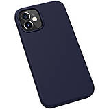 Nillkin iPhone mini 12 (5.4") Flex Pure Case Blue Силіконовий Чохол, фото 4