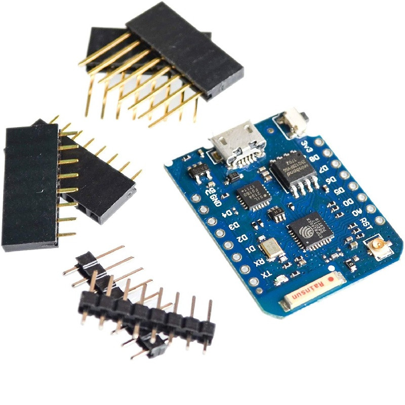 Плата WiFi Wemos D1 mini Pro на чипе ESP8266EX - фото 3 - id-p1280092384