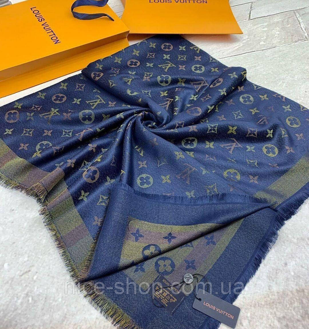 Хустка Louis Vuitton люрекс синій
