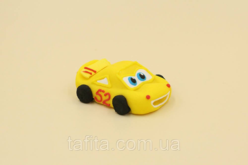 Машинка з мастики Жовта