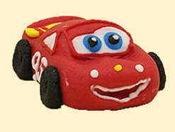 Машинка з мастики Червона