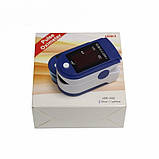 Пульсоксиметр Pulse Oximeter Jziki JZK -302, пульсометр електронний на палець, оксиметром, пульсотахограф, фото 4