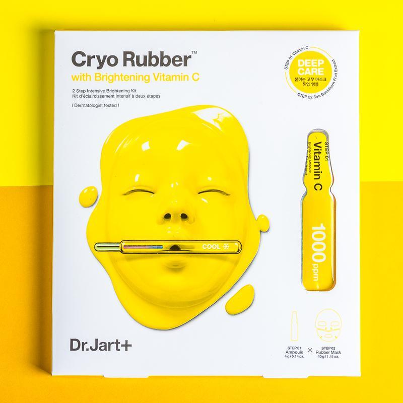 DR. JART АЛЬГІНАТНА МАСКА «ОСВІТЛЮЮЧИЙ ЕФЕКТ» З ВІТАМІНОМ С CRYO WITH RUBBER BRIGHTENING VITAMIN C(4G+40G)