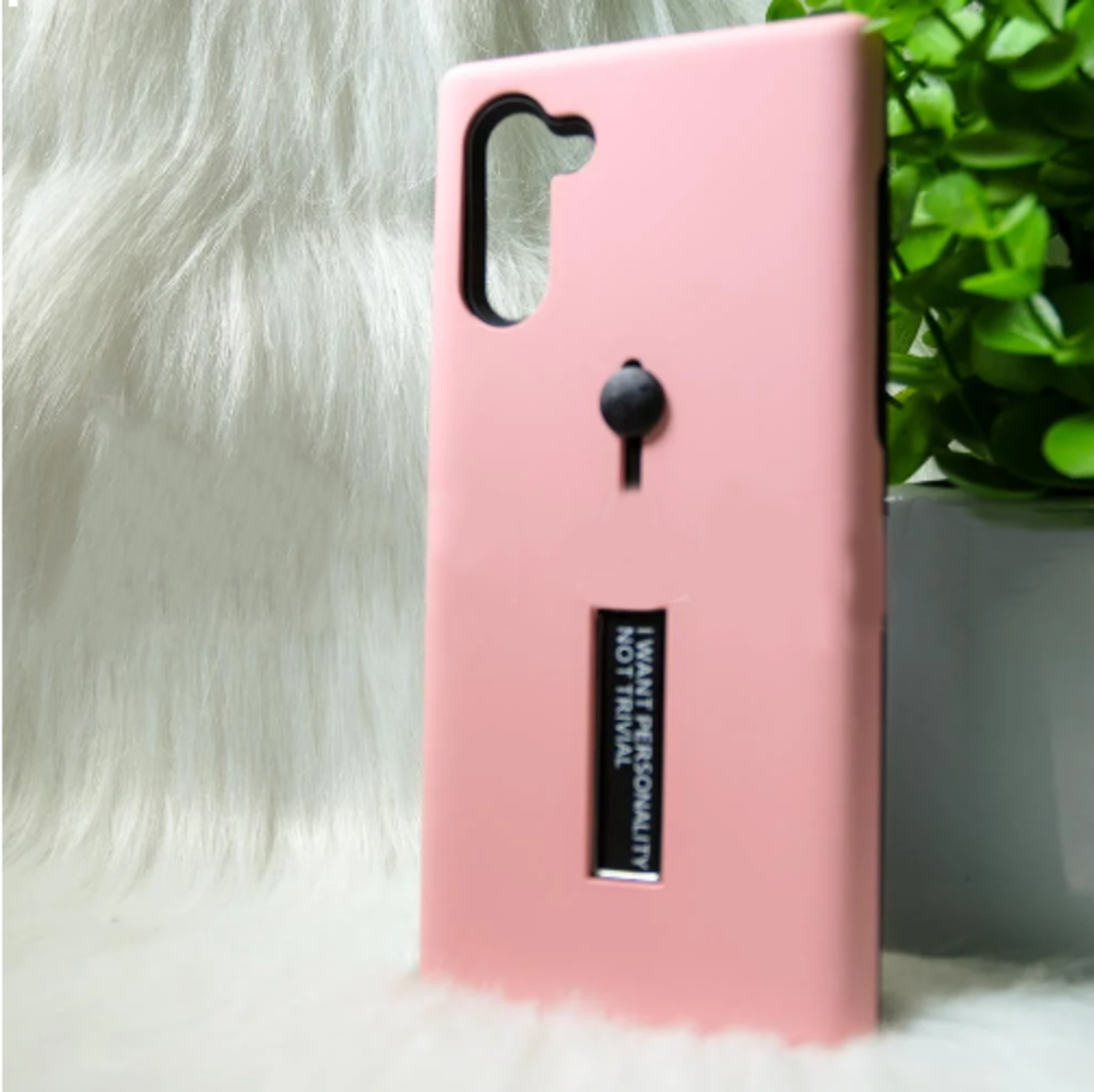 Чохол Samsung Note 10 "Kickstand" Персиковий (peach)