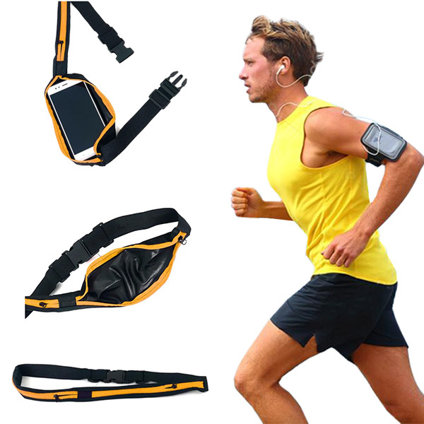 Спортивний органайзер з кишенями Go Belt жовтий