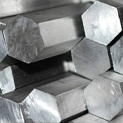 Шестигранник неіржавкий AISI 304 17 мм