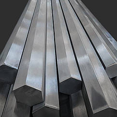 Шестигранник неіржавкий 24 мм AISI 304