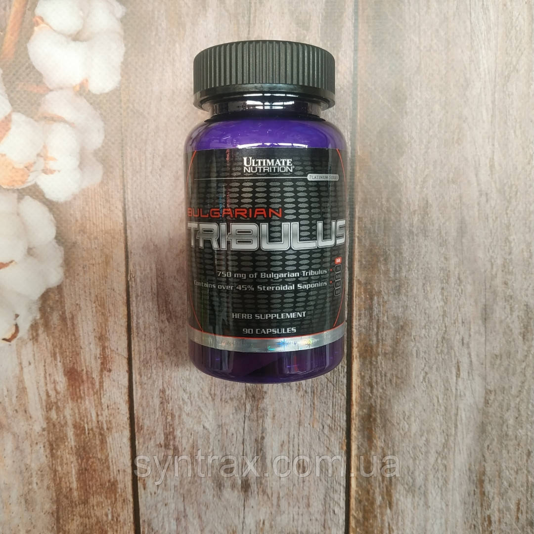 Ultimate Nutrition Bulgarian Tribulus 90 caps, стимулятор тестостерону трибулус