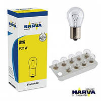 Лампа 24V (цок.ВА15s) P21W "Narva" (17643) (пач.10 шт.)