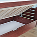 Ліжко дитяче дерев'яне Карлсон з підйомним механізмом (масив бука), фото 3