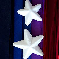 Заготовка пінопласт "зірка", діаметр 10 см, 1 паковання = 10 шт.