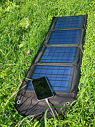 Портативний розкладний сонячний зарядний пристрій 14 Вт ALT-SB-14