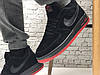 Зимние мужские кроссовки Nike Air Force Black red с мехом. ТОП Реплика ААА класса., фото 4