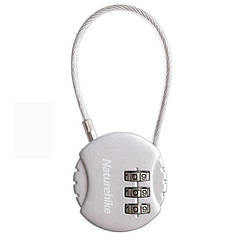Замок з паролем Naturehike NH20SJ003 Silver
