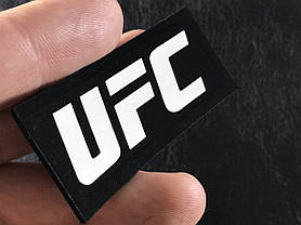 Нашивка UFC білий 60х28 мм, фото 4