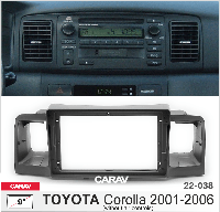 Переходная рамка TOYOTA Corolla 2001-2006, CARAV 22-038