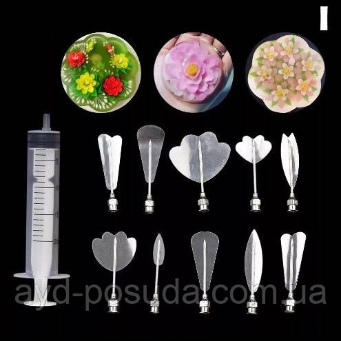 Інструменти для приготування желе з 3D квітами (I) арт. 840-2A3