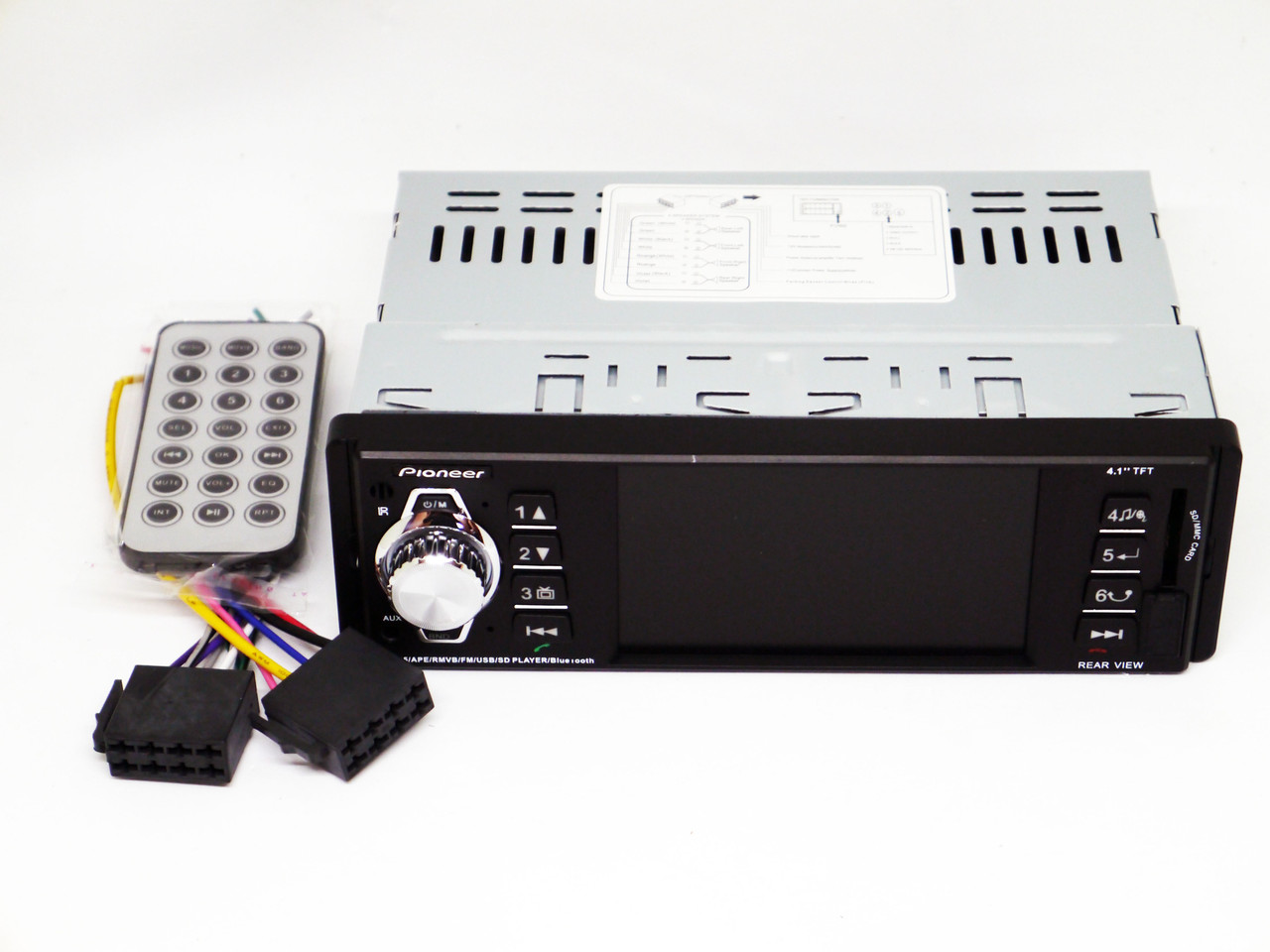 4204 ISO — екран 4,1" + DIVX + MP3 + USB + SD — RGB підсвітка