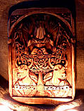 Дерев'яне панно "Богиня Нерта" (Nerthus). Германська міфологія, фото 10