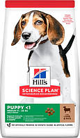 Сухой корм для щенков средних пород Hill's Science Plan Puppy Medium с ягненком и рисом (0,8 кг)